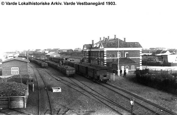 Varde Vestbanegård 1903