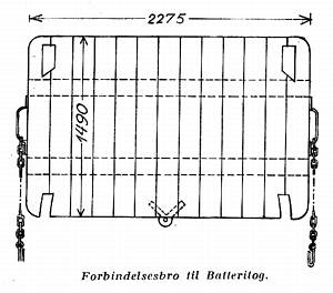Forbindelsesbro til batteritog Forbindelsesbro til batteritog