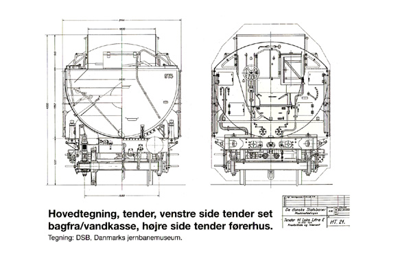 Hovedtegning tender gennemskåret 1. levering