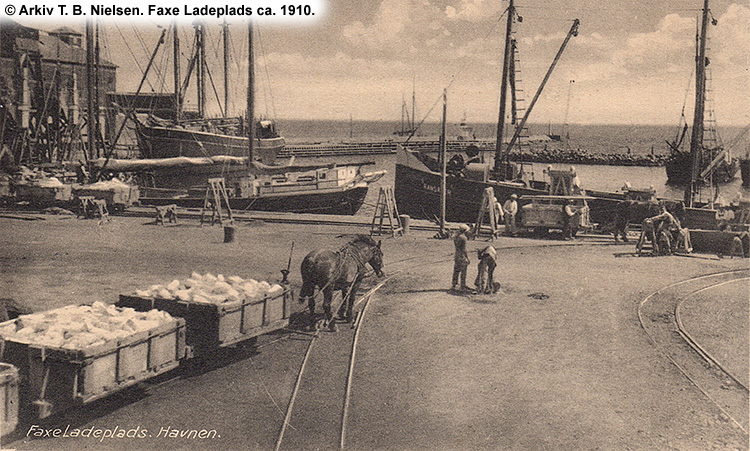 Faxe Ladeplads ca. 1910