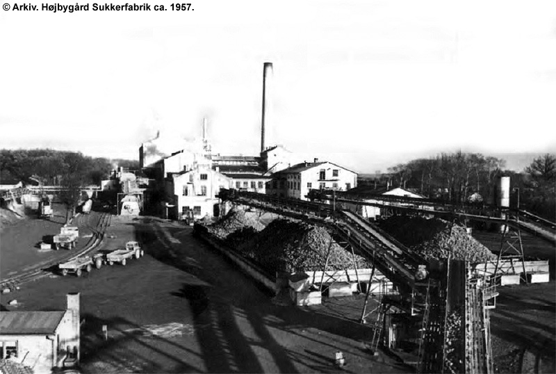 Højbygård Sukkerfabrik 1957
