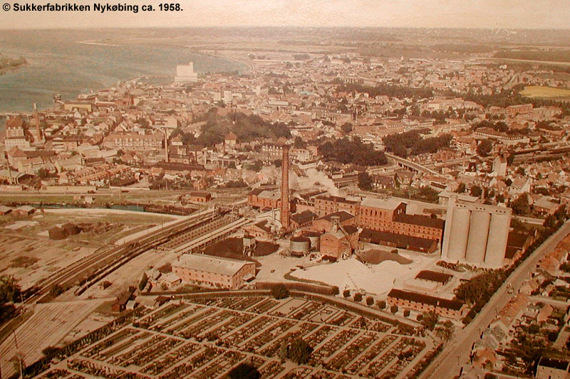 Sukkerfabrikken Nykøbing 1958