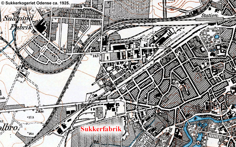 Sukkerkogeriet Odense 1925