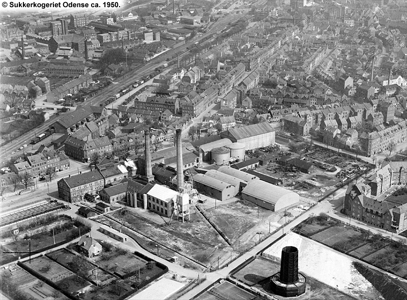 Sukkerkogeriet Odense 1950