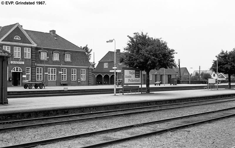 DSB stationen i Grindsted anno 1967