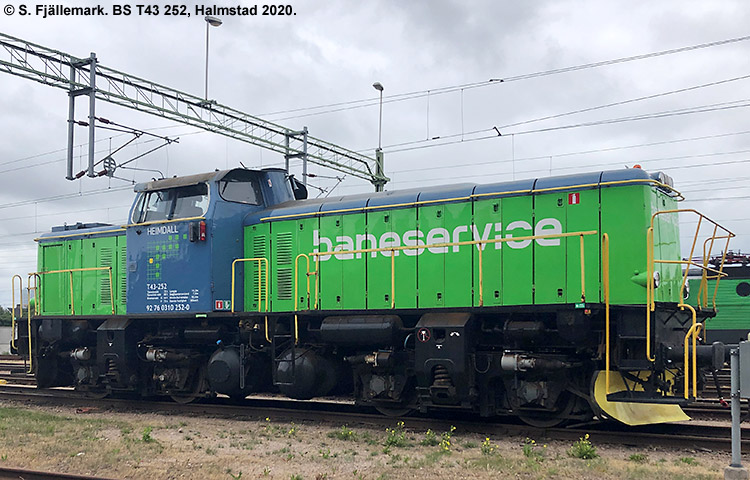 BS T43 252 BS T43 252