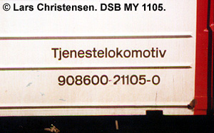 DSB MY 1105 DSB MY 1105
