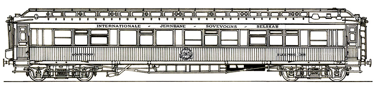 CIWL - Compagnie Internationale des Wagons-Lits - DSB WL 1954 CIWL - Compagnie Internationale des Wagons-Lits - DSB WL 1954