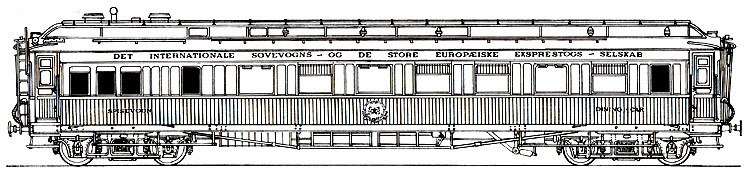 CIWL - Compagnie Internationale des Wagons-Lits - DSB WR 1975