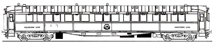 CIWL - Compagnie Internationale des Wagons-Lits - DSB WL 2645