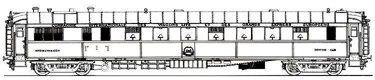 CIWL - Compagnie Internationale des Wagons-Lits - DSB WR 2700