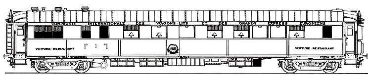CIWL - Compagnie Internationale des Wagons-Lits - DSB WR 2840