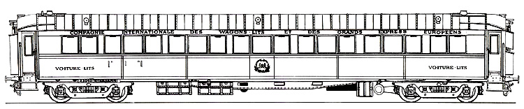 CIWL - Compagnie Internationale des Wagons-Lits - DSB WL 3035