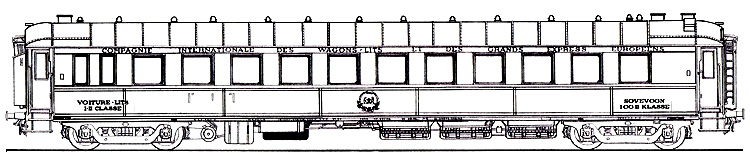 CIWL - Compagnie Internationale des Wagons-Lits - DSB WL 3588