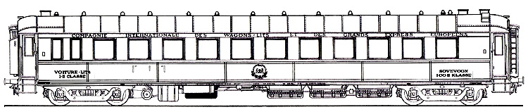 CIWL - Compagnie Internationale des Wagons-Lits - DSB WL 3594