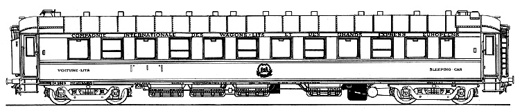 CIWL - Compagnie Internationale des Wagons-Lits - DSB WL 3810