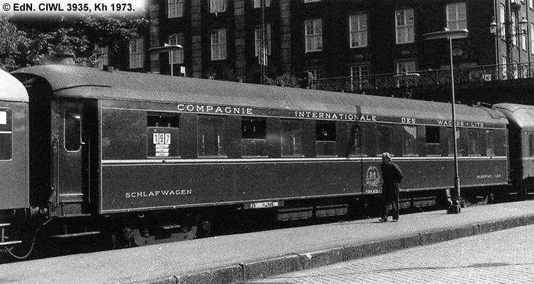 CIWL - Compagnie Internationale des Wagons-Lits - DSB WL 3935 CIWL - Compagnie Internationale des Wagons-Lits - DSB WL 3935