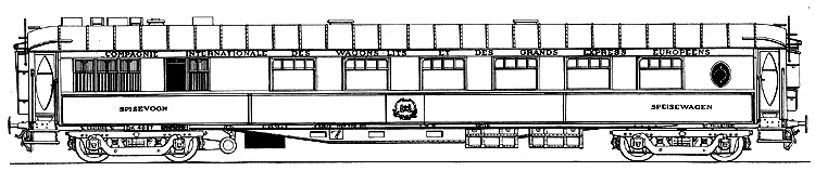 CIWL - Compagnie Internationale des Wagons-Lits - DSB WR 4008