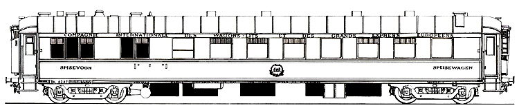 CIWL - Compagnie Internationale des Wagons-Lits - DSB WR 4201