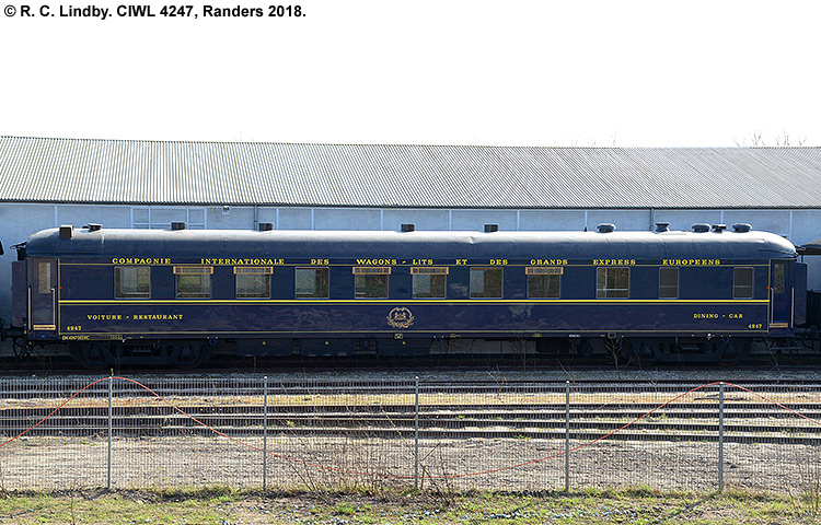 CIWL - Compagnie Internationale des Wagons-Lits - DSB WR 4247