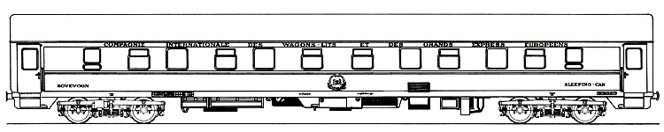 CIWL - Compagnie Internationale des Wagons-Lits - DSB WL 4581