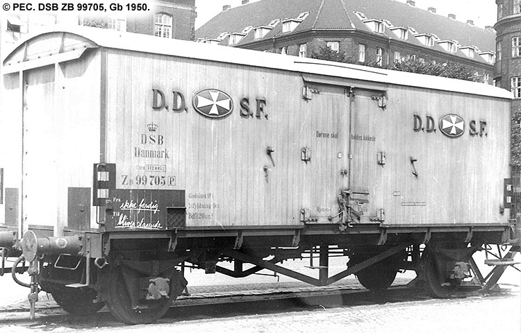 DDSF - De Danske Spritfabrikker A/S - DSB ZB 99705