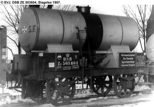 DDSF - De Danske Spritfabrikker A/S - DSB ZE 503604