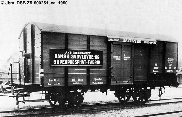 DSSF - Dansk Svovlsyre- og Superphosphatfabrik A/S - DSB ZR 500251 DSSF - Dansk Svovlsyre- og Superphosphatfabrik A/S - DSB ZR 500251