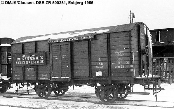 DSSF - Dansk Svovlsyre- og Superphosphatfabrik A/S - DSB ZR 500251