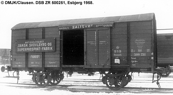 DSSF - Dansk Svovlsyre- og Superphosphatfabrik A/S - DSB ZR 500251 DSSF - Dansk Svovlsyre- og Superphosphatfabrik A/S - DSB ZR 500251