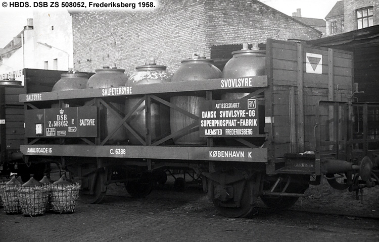 DSSF - Dansk Svovlsyre- og Superphosphatfabrik A/S - DSB ZS 508052