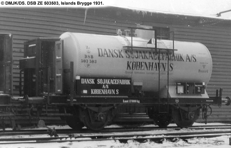 Dansk Sojakagefabrik A/S - DSB ZE 503503