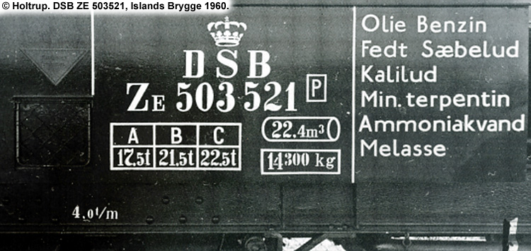 Dansk Sojakagefabrik A/S - DSB ZE 503521 Dansk Sojakagefabrik A/S - DSB ZE 503521