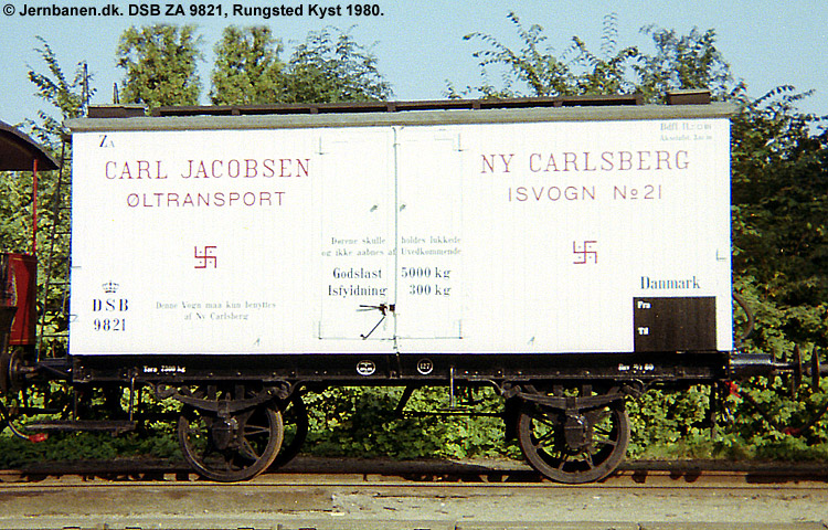 Carlsberg Bryggerierne - DSB ZA 9821 Carlsberg Bryggerierne - DSB ZA 9821