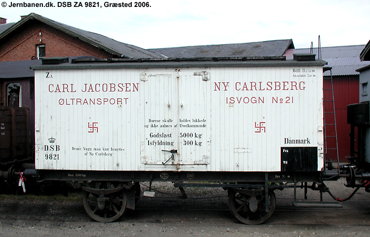 Carlsberg Bryggerierne - DSB ZA 9821 Carlsberg Bryggerierne - DSB ZA 9821