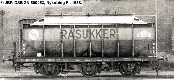 Sukkerfabrikken Nykøbing Fl. - DSB ZN 500453