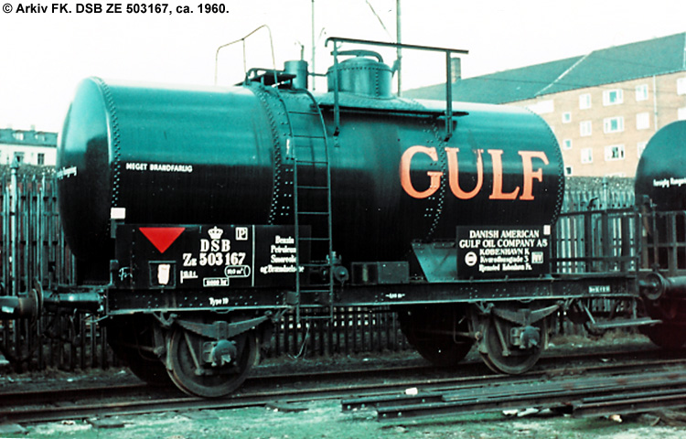 Danish American Gulf Oil Company A/S - DSB ZE 503167