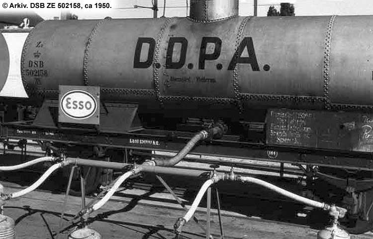 DDPA - Det Danske Petroleums-Aktieselskab - DSB ZE 502158