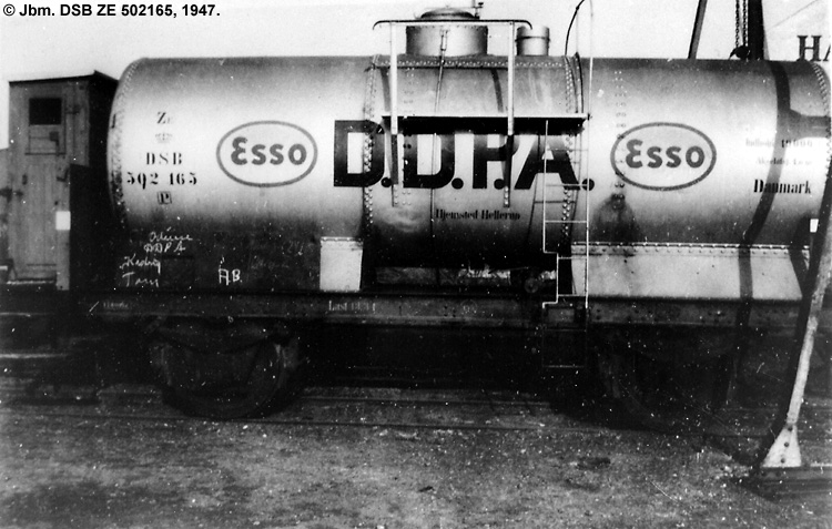 DDPA - Det Danske Petroleums-Aktieselskab - DSB ZE 502165