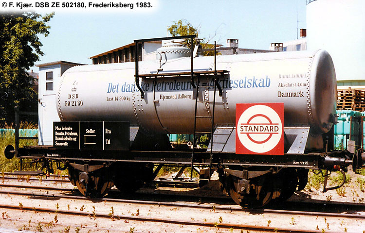DDPA - Det Danske Petroleums-Aktieselskab - DSB ZE 502180