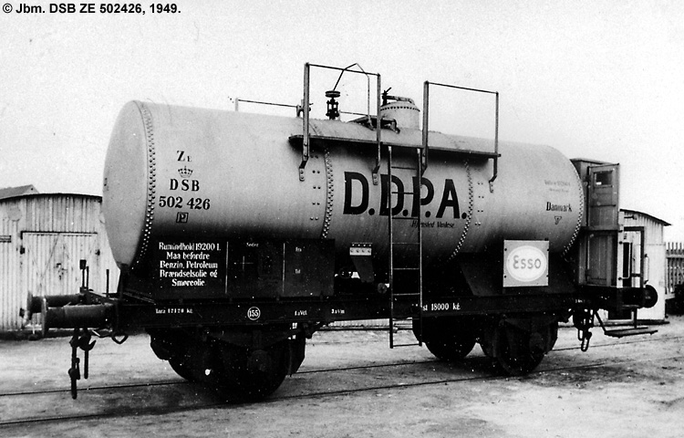 DDPA - Det Danske Petroleums-Aktieselskab - DSB ZE 502426