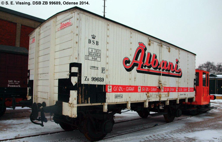 Albani Bryggerierne A/S - DSB ZB 99689