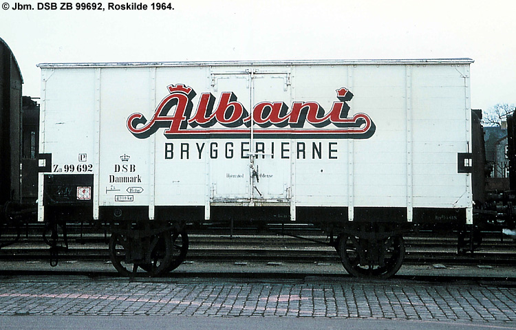 Albani Bryggerierne A/S - DSB ZB 99692