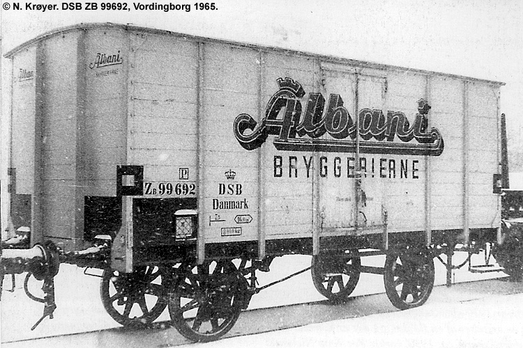 Albani Bryggerierne A/S - DSB ZB 99692