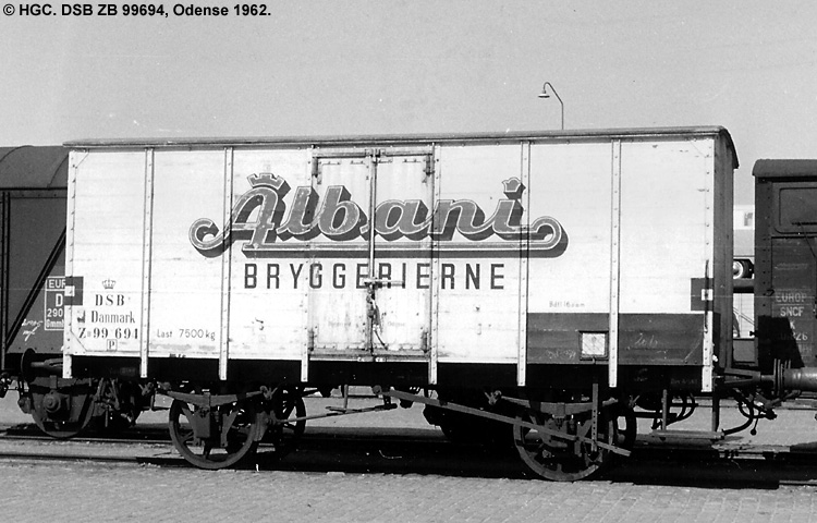 Albani Bryggerierne A/S - DSB ZB 99694