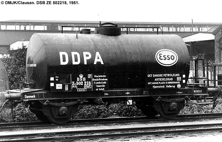 Dansk Esso A/S - DSB ZE 502218