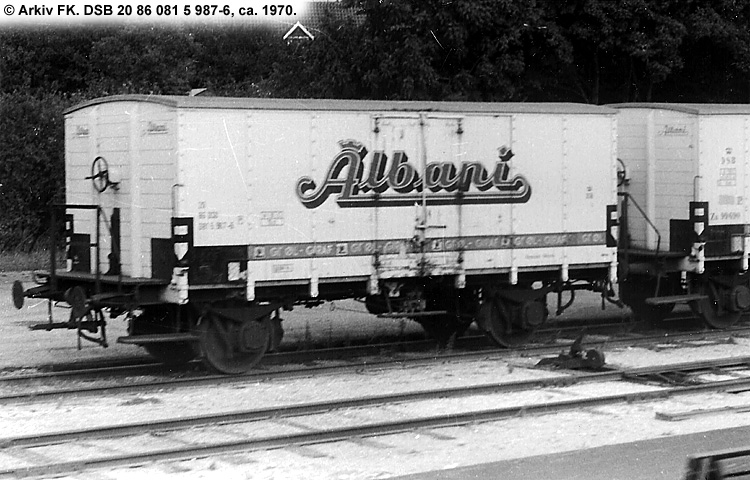 Albani Bryggerierne A/S - DSB 20 86 081 5 987-6