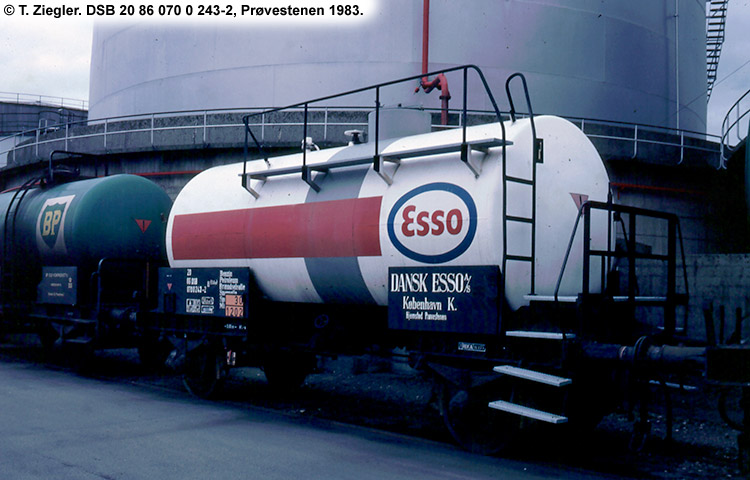 Dansk Esso A/S - DSB 20 86 070 0 243-2