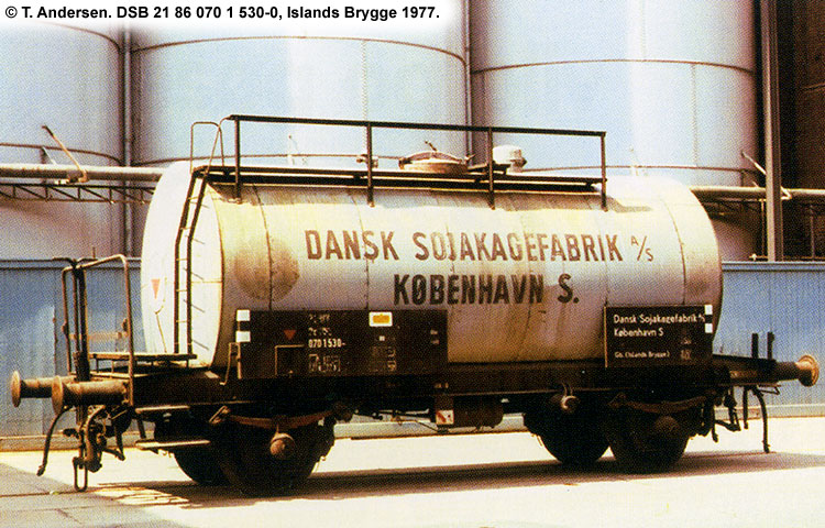 Dansk Sojakagefabrik A/S - DSB 21 86 070 1 530-0