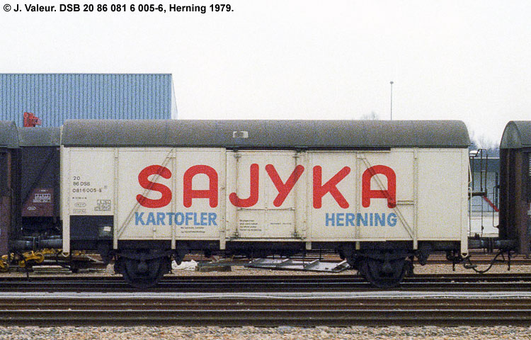 SAJYKA Amba - DSB 20 86 081 6 005-6 SAJYKA Amba - DSB 20 86 081 6 005-6